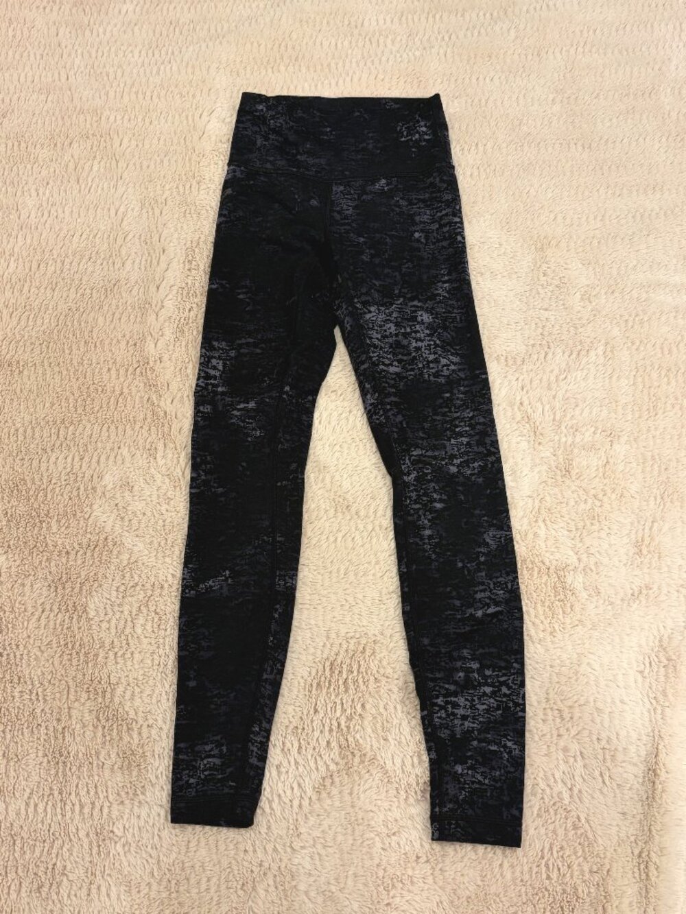 Lululemon Align High Rise Leggings Size 2 Incognito Camo Gray Black‎ Athleisure